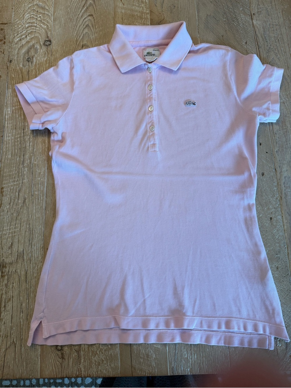 Lacoste Light Pink Polo with Crocodile 🐊 42
